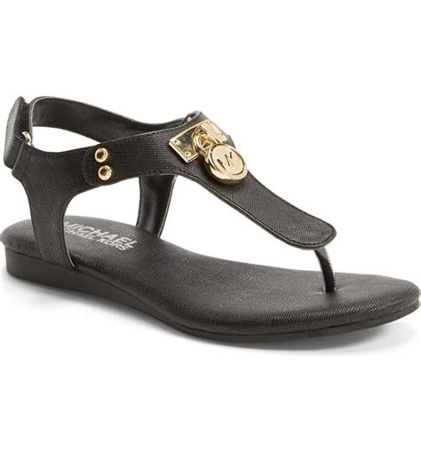 michael kors hamilton schuhe schwarz|Michael kors hamilton sandal + FREE SHIPPING .